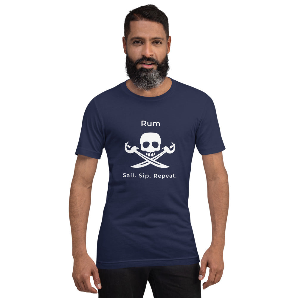 Sail. Sip. Repeat. Unisex T-Shirt