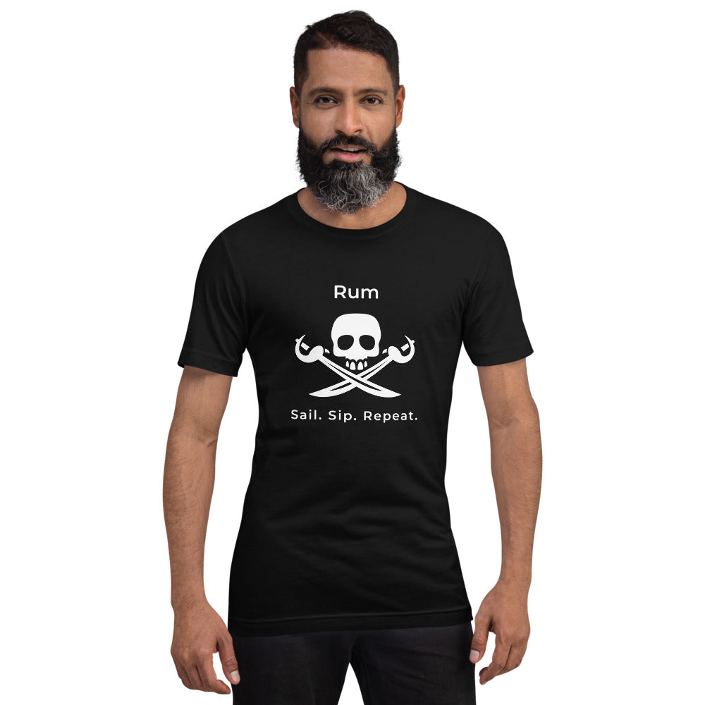 Sail. Sip. Repeat. Unisex T-Shirt